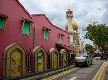 Singapur, Singapur, 30 Ağustos 2022, Singapur Mescidi Sultan Camisi