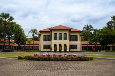 Singapur, Singapur, 30 Ağustos 2022, Malezya Miras Merkezi Kampong 'daki Sultan Kapısı açıklarında bulunan bir kültür merkezi ve müzedir.