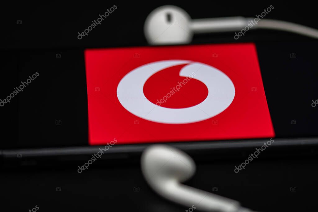 Rheinbach, Germany  20 June 2023, The brand logo of the mobile phone company 