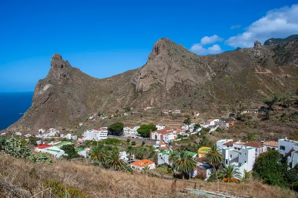 stock image The view of the small town of 