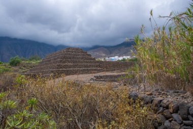 The Pyramids of Gimar on the Canary Island of Tenerife clipart