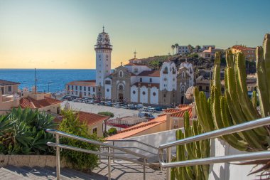 Candelaria Bazilikası 'nın güzel manzarası
