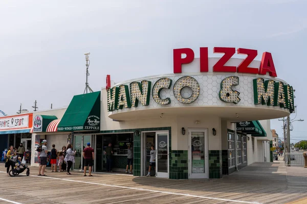 Ocean City May 2023 Manco Manco Pizza Opened First Pizza — Stock Photo, Image