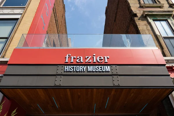 Louisville Kentucky Sept 2021 Frazier History Museum Features Kentucky Bourbon — Stock Photo, Image