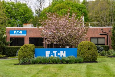 Bethel, CT - 3 Mayıs 2023 Eaton bir elektrik yönetim şirketi..