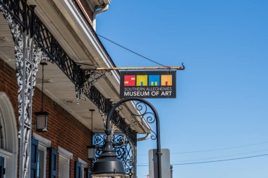 Bedford, PA - 27 Eylül 2023 Güney Alleghenies Sanat Müzesi tarihi Anderson Evi 'nde yer almaktadır..