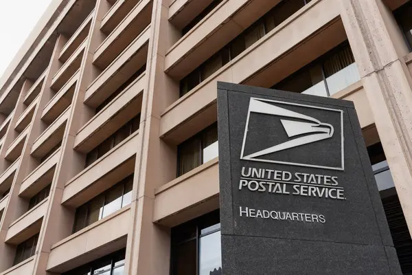 Washington Septiembre 2022 Sede Del Servicio Postal Los Estados Unidos Imagen De Stock