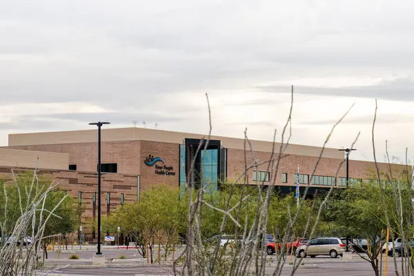 stock image Scottsdale, AZ - March 14, 2023: The River People Health Center is an outpatient ambulatory clinic for all Native people.