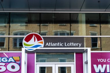 Halifax, Nova Scotia - 12 Eylül 2024: Atlantik Lotosu Nova Scotia, New Brunswick, Newfoundland ve Labrador hükümetleri adına piyango oyunları sunmaktadır..