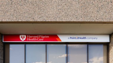 Manchester, New Hampshire - 9 Ekim 2024: Point32Health, Harvard Pilgrim Sağlık Hizmetleri 'nin ana organizasyonu, Amerika Birleşik Devletleri' nin en iyi yirmi sağlık planından biridir..