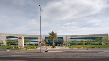 Chandler, AZ - 28 Mart 2025: Northrop Grumman 'ın Chandler kampüsünde mühendislik, ofis ve imalat alanı yer almaktadır. Northrop Grumman küresel bir uzay, savunma ve güvenlik şirketidir..