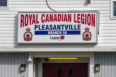 St. John 's, Newfoundland - 27 Ağustos 2023 Kanada Kraliyet Lejyonu, 1925 yılında kurulan kar amacı gütmeyen Kanadalı gazi örgütü..