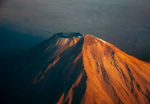 Pandangan Udara Gunung Berapi Non Aktif Andes Pegunungan Stok Foto