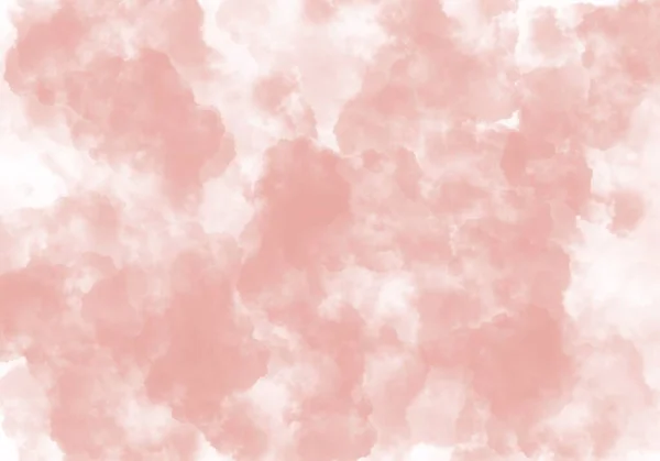 Красный Туман Акварель Всплеск Окрашены Фона Пастельный Цвет Рисунком Облако — стоковое фото