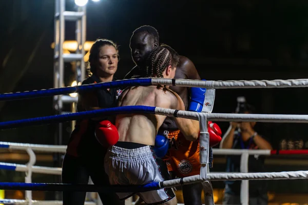 Darwin Australien April 2023 Muay Thai Spiel Beim Grand Thai — Stockfoto