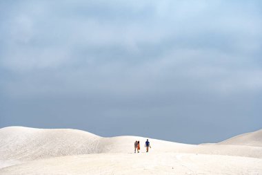 Lancelin kum tepeleri Batı Avustralya.