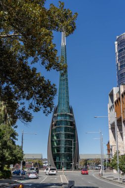 Perth Central İş Bölgesi 'ndeki Çan Kulesi, Batı Avustralya.