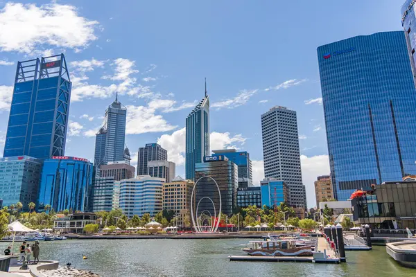 Batı Avustralya 'daki Perth Merkez İş Bölgesi.