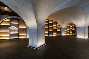 Adelaide Merkez İstasyonu 'nun içi. Adelaide, Güney Avustralya.