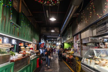 ADELAIDE, SA AUSTRALYA - 23 NOV 2023: Adelaide Merkez Pazarı