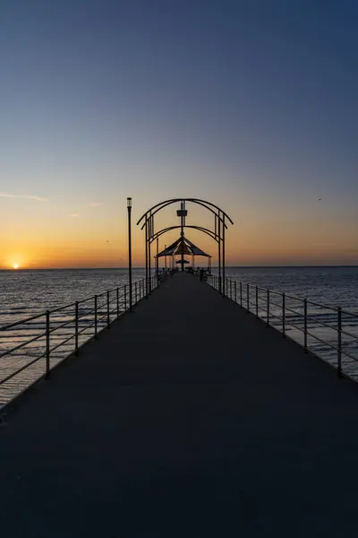 Brighton Jetty at sunset. Adelaide, South Australia.