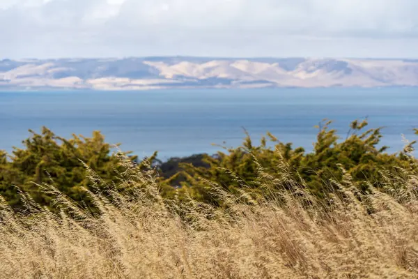 Güney Avustralya, Kanguru Adası 'nda geniş bir manzara.