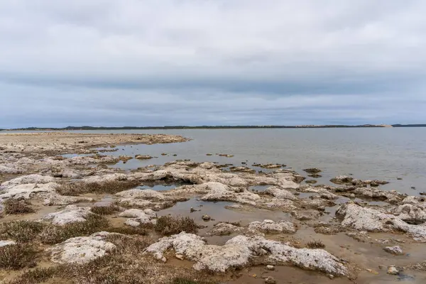 Stock image Saltwater lagoon in Coorong National Park, South Australia.