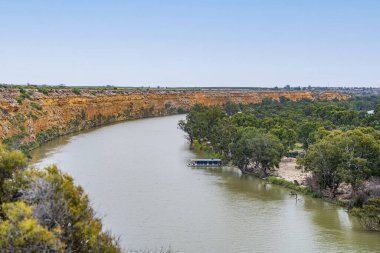 Murray Nehri 'ndeki Big Bend, Güney Avustralya.