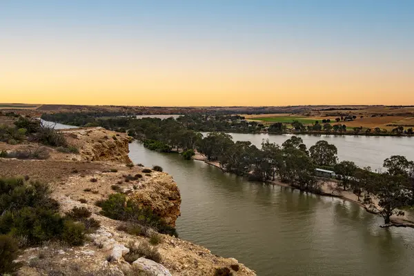Big Bend Aan Murray River Zuid Australië Stockfoto