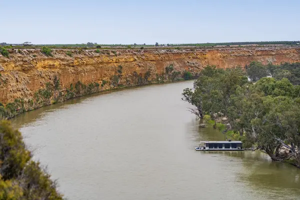 Big Bend Aan Murray River Zuid Australië Rechtenvrije Stockfoto's