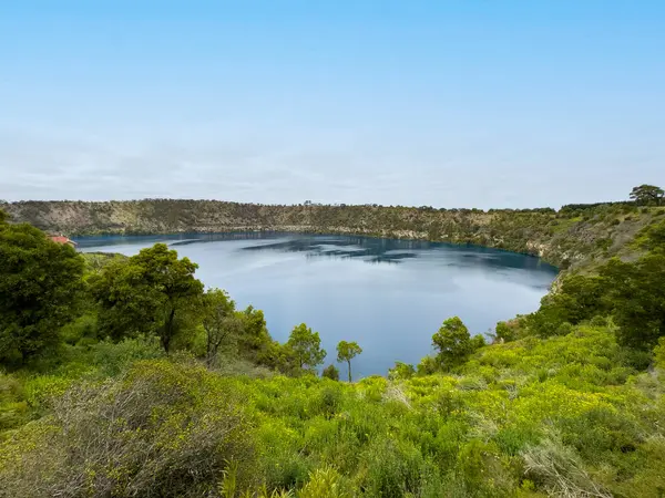 stock image The Blue Lake in Mount Gambier, South Australia.