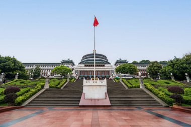 Chongqing, Çin 'deki Büyük Halk Salonu..