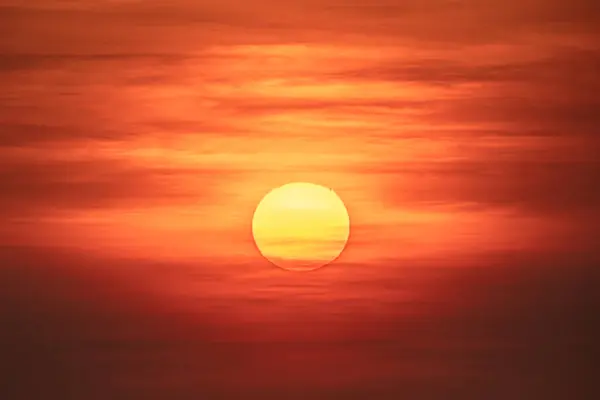 stock image Closeup of the dramatic sunset at Mindil Beach.