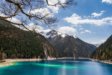 Long Lake (Chang Hai) Jiuzhai Vadisi Ulusal Parkı, Çin.