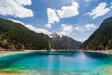 Long Lake (Chang Hai) Jiuzhai Vadisi Ulusal Parkı, Çin.