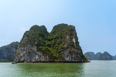 Manzara Ha Long Körfezi, Quang Ninh, Vietnam