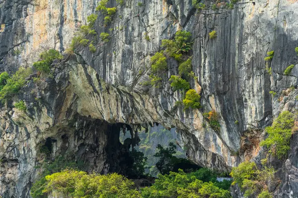 stock image Rock cave in Ha Long Bay, Quang Ninh, Vietnam.