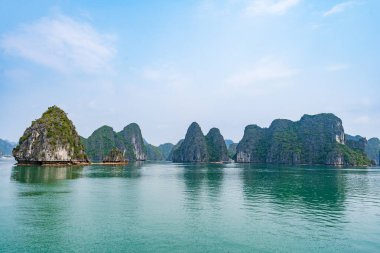 Lan Ha Bay, Cat Ba, Vietnam 'da sahne gezisi.