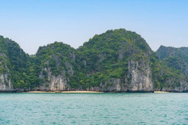 Lan Ha Bay, Cat Ba, Vietnam 'da sahne gezisi.