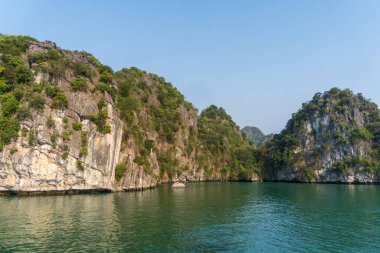 Lan Ha Bay, Cat Ba, Vietnam 'da sahne gezisi.