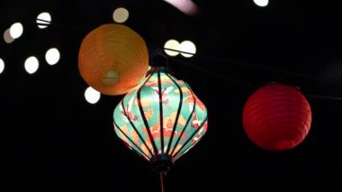 Darwin Rıhtımı, Kuzey Bölgesi 'nde 2024 Vietnam Fener Festivali' nde havai fişekler.