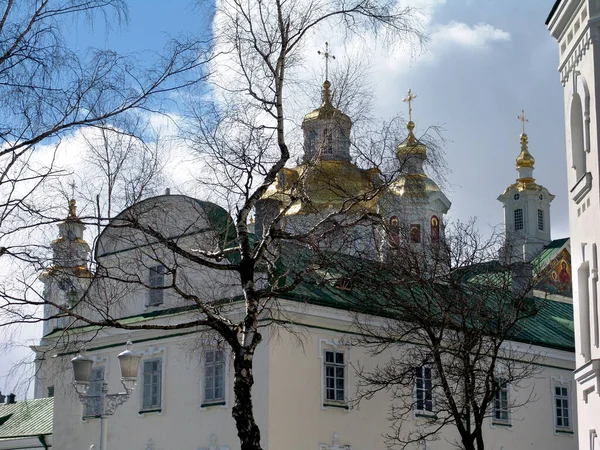 Pochaev Lavra Ucrânia Março 2005 Cristão Ortodoxo Complexo Arquitetônico Mosteiro — Fotografia de Stock