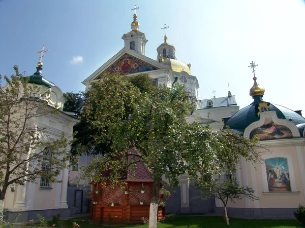 Santa Dormição Pochaev Lavra Ucrânia Setembro 2006 Cristão Ortodoxo Complexo — Fotografia de Stock