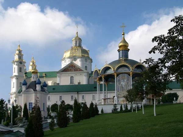 Santa Dormición Pochaev Lavra Ucrania Septiembre 2006 Complejo Arquitectónico Cristiano — Foto de Stock