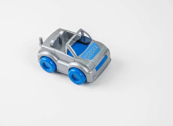 Caminhão Brinquedo Colorido Isolado Fundo Branco — Fotografia de Stock