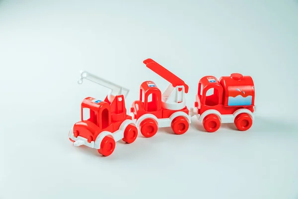 Colorful Toy Truck Isolated White Background Royalty Free Stock Images