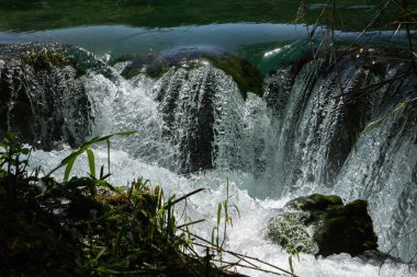 10 Haziran 2024, Krka Ulusal Parkı, Hırvatistan, Şelale