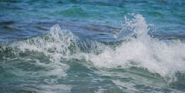 Deniz suyu - doku, mavi su, dalgalar.