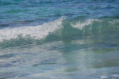Deniz suyu - doku, mavi su, dalgalar.