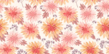 Çiçeksiz desen. Kağıt, kapak, kumaş, iç dekorasyon ve diğer kullanım için vektör tasarımı